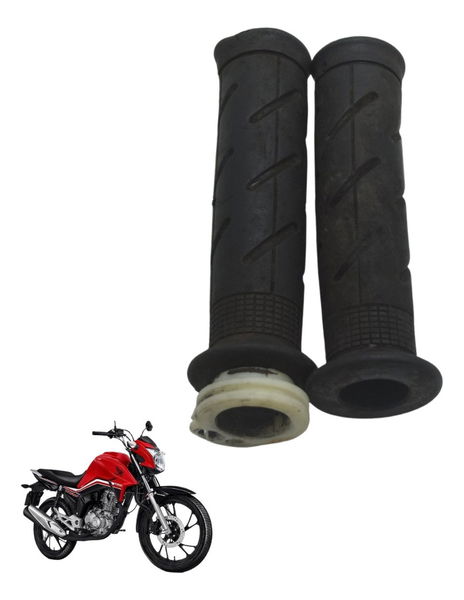 Par Manoplas C/ Detalhes Honda Cg 160 16-22 Original