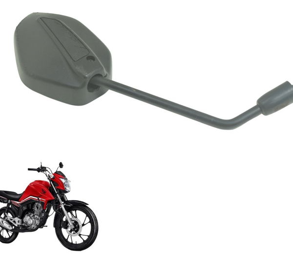 Espelho Retrovisor Esquerd C/ Avaria Honda Cg 160 16-22 Orig