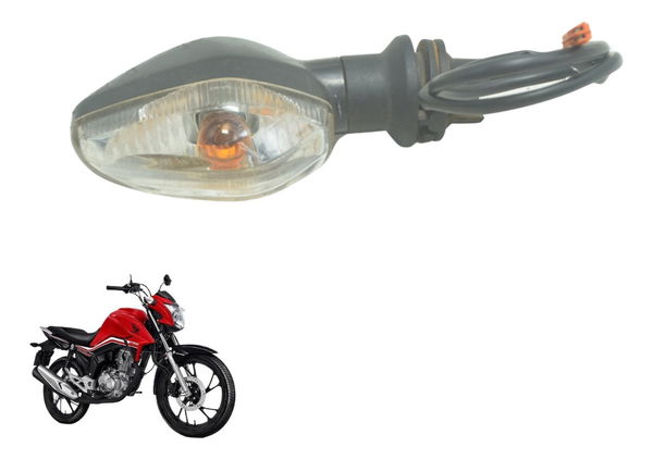 Pisca Traseiro Esquerdo Honda Cg 160 16-22 Orig
