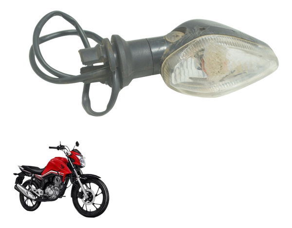 Pisca Traseiro Esquerdo C/ Detalhes Honda Cg 160 16-22 Orig