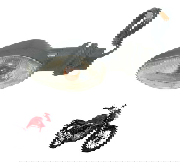 Pisca Traseiro Esquerdo C/ Detalhes Honda Cg 160 16-22 Orig