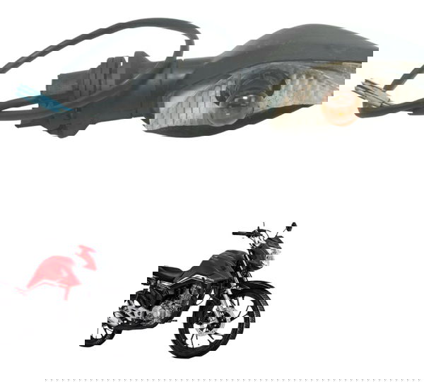 Pisca Dianteiro Esque Sem Lente Honda Cg 160 16-22 Original