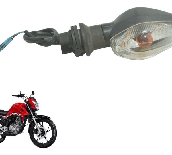 Pisca Dianteiro Esquerdo Honda Cg 160 16-22 Orig