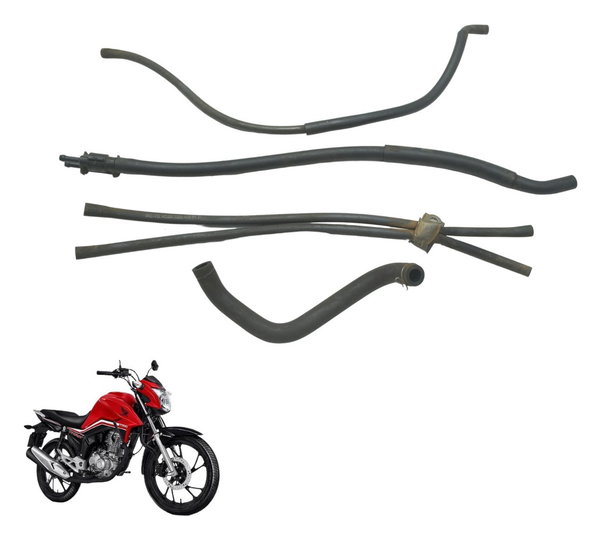 Kit Mangueira Honda Cg 160 16-22 Original