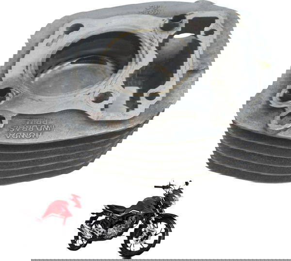 Cilindro Pistão E Anéis Honda Cg 160 16-22 Original