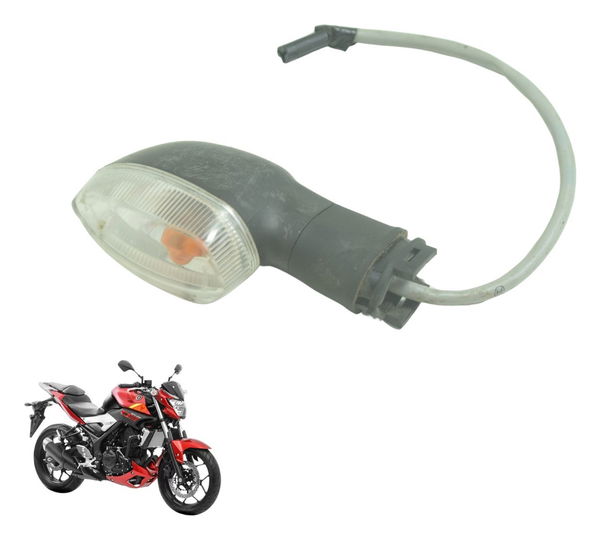 Pisca Traseiro Esquerdo Yamaha Mt 03 16-19 Original Direito Preto