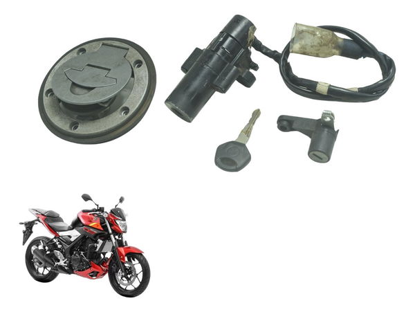 Kit Chave Ignição C/ Detalhes Yamaha Mt 03 16-19 Original