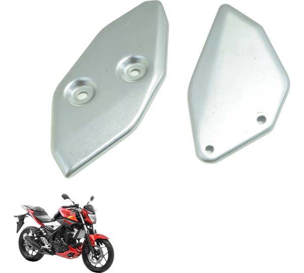 Par Protetor Pedaleira Yamaha Mt 03 16-19 Original