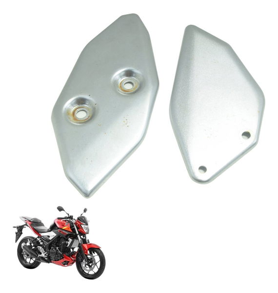Par Protetor Pedaleira Yamaha Mt 03 16-19 Original