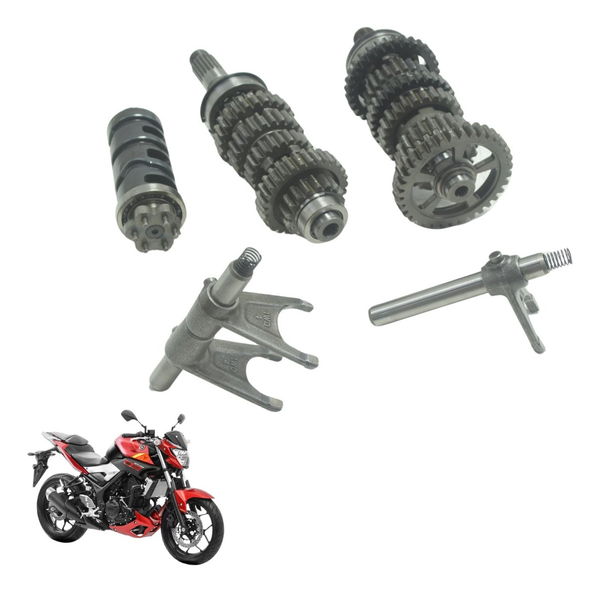 Caixa Marcha Câmbio Yamaha Mt 03 16-19 Original