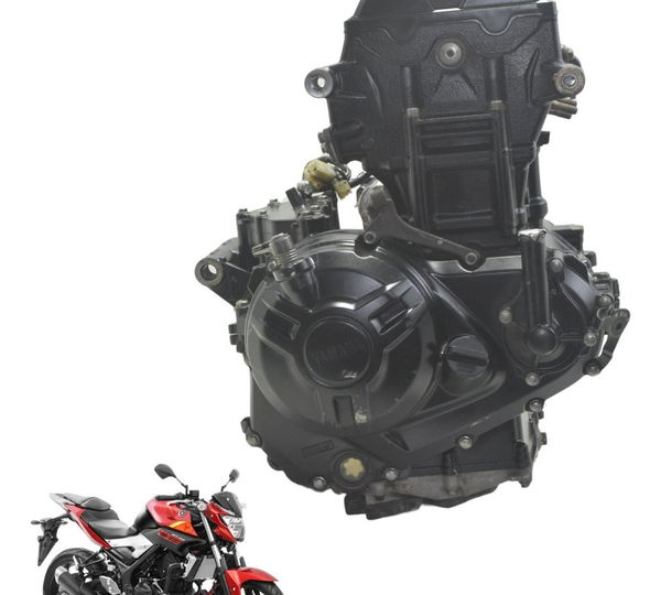 Motor Completo Nfe Baixa Base Troca Yamaha Mt 03 16-19 Orig