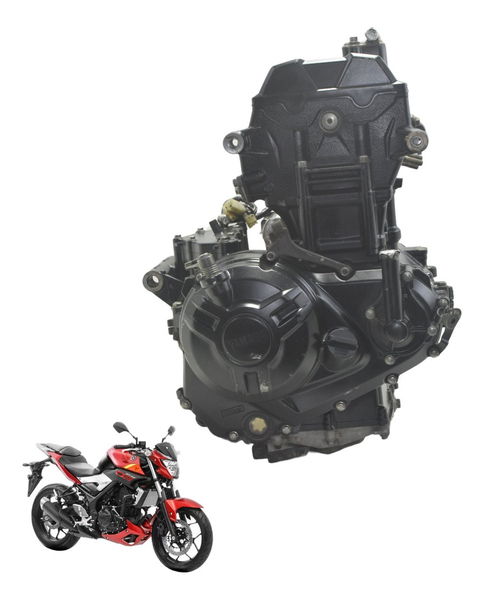 Motor Completo Nfe Baixa Base Troca Yamaha Mt 03 16-19 Orig