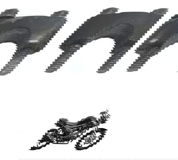 Par Riser Superior Guidão Yamaha Ybr 150 Factor 14-20 Orig Preto