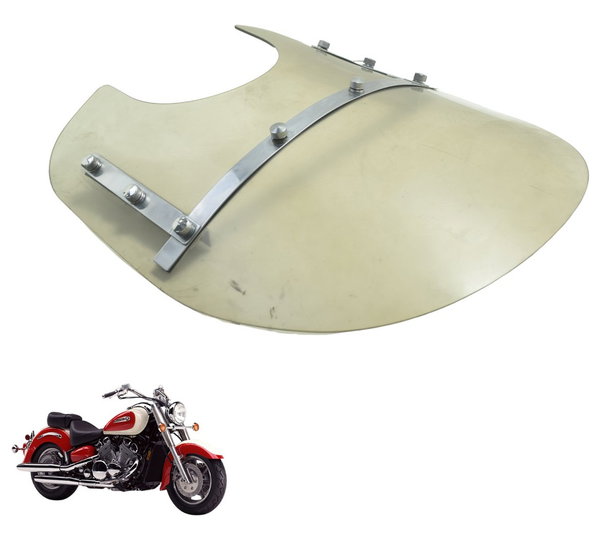 Parabrisa Bolha C/ Det Yamaha Xvz 1300 Royal Star 96-01 Orig Fumê