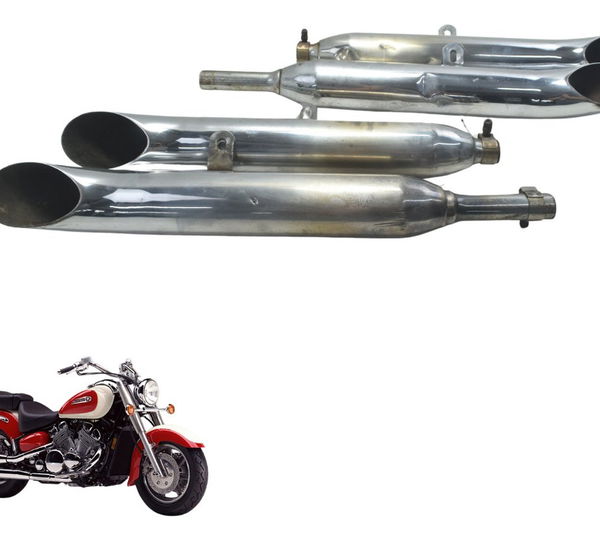 Ponteiras Esportivas C/ Det Yamaha Xvz 1300 Royal Star 96-01