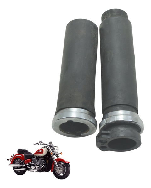 Par Manopla C/ Detalhe Yamaha Xvz 1300 Royal Star 96-01 Orig