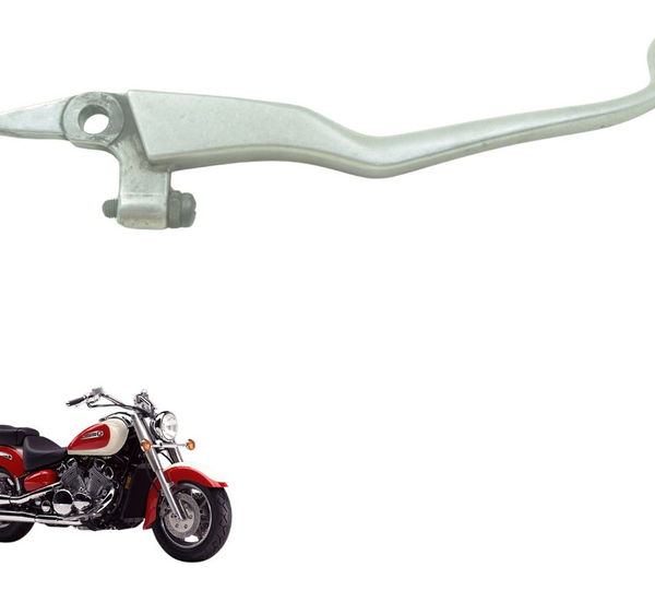 Manete Freio C/ Detalh Yamaha Xvz 1300 Royal Star 96-01 Orig Prateado