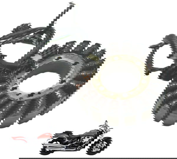 Estator C/ Detalhes Suzuki Boulevard M 800 05-08 Original