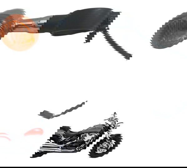 Pisca Dianteiro Direito Suzuki Boulevard M 800 05-08 Orig Direito Prateado