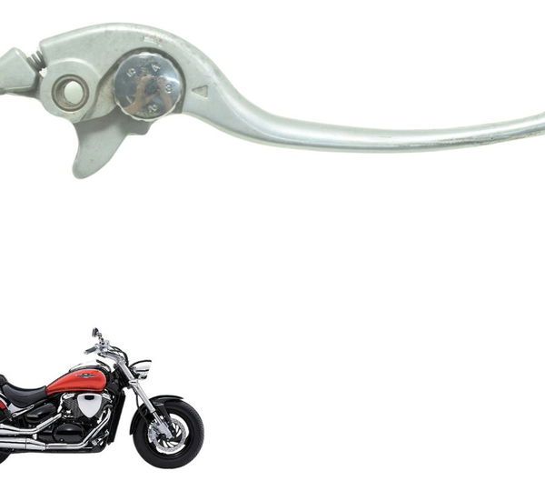 Manete Freio C/ Detalhes Suzuki Boulevard M 800 05-08 Orig Prateado