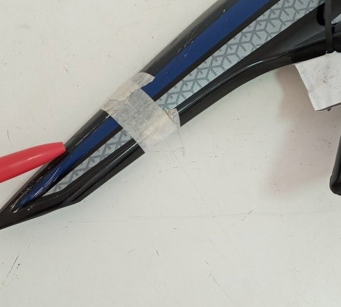 Carenagem L/d Farol Honda Twister 19 P/riscos (5427) Preto