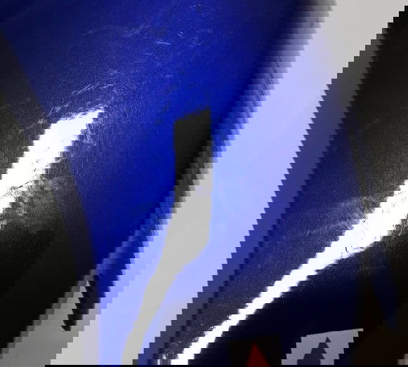 Carenagem Bananinha Farol Cg 160 Fan 22/23 L/d Detalhe 33599 Azul