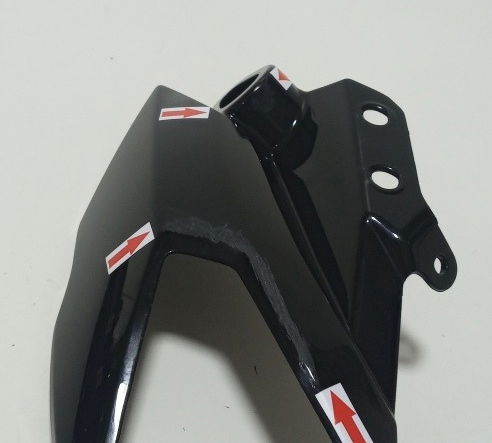 Carenagem Farol Bananinha Dir Fazer 250 18 Orig Avaria 9768 Preto