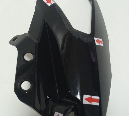 Carenagem Farol Bananinha Dir Fazer 250 18 Orig Avaria 9768 Preto