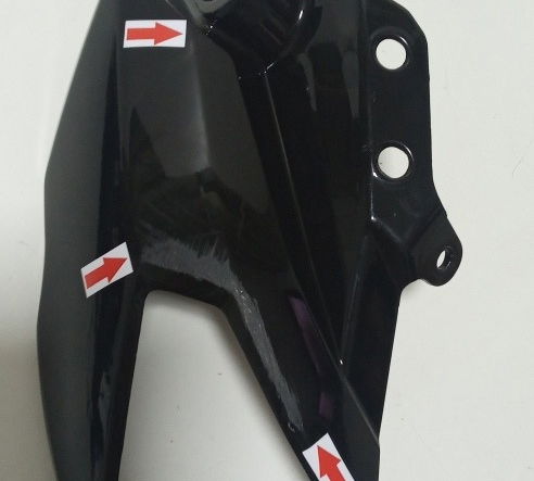 Carenagem Farol Bananinha Dir Fazer 250 18 Orig Avaria 9768 Preto