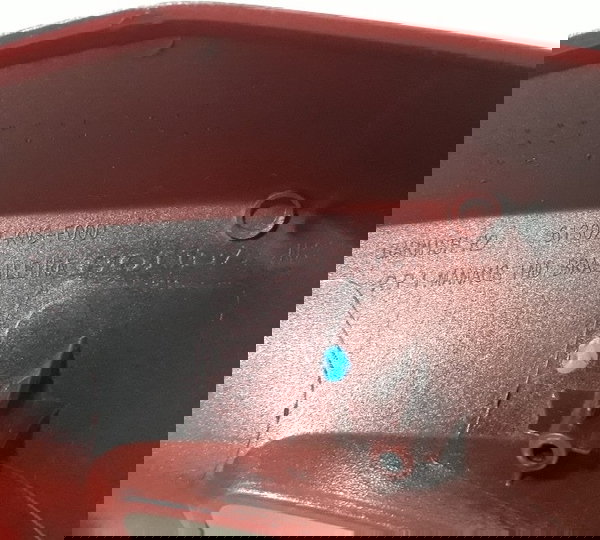 Carenagem Bananinha Dir Cg 160 Fan 16/21 Orig Avaria 18953 Vermelho