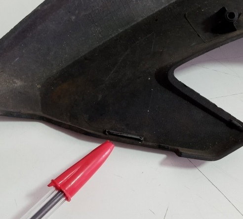 Carenagem Bananinha Honda Fan 150 L/d 17/19 P/riscos (10276)