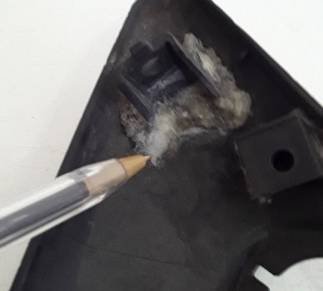 Carenagem Frontal Bananinha L/e Honda Cg 160 Fan Orig. 15329 Não Se Aplica