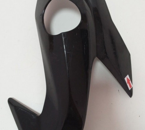 Carenagem Bananinha Dir Honda Cg 160 16/21 Orig Avaria 14237 Preto