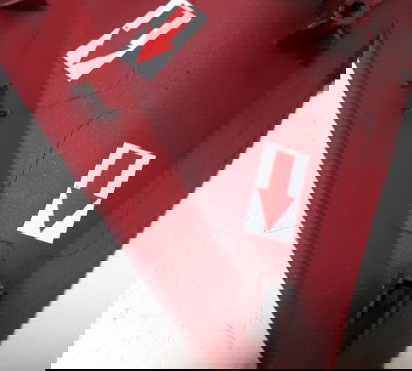 Carenagem Bananinha Dir Honda Cg160 Titan 16/20 Avaria 22962 Vermelho