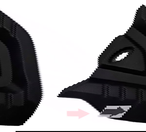 Acabamento Pedaleira Traseira Dir Honda Pcx 150 19/22 31289 Preto