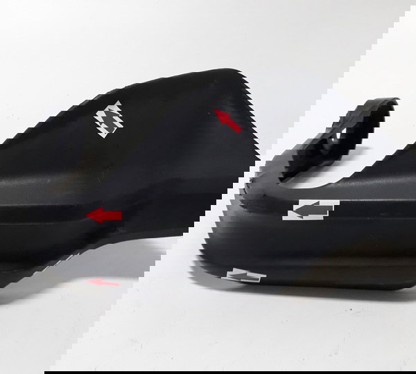 Protetor Mão Dir Bmw F750 Gs F850 Gs Original Ralado 40131 Preto Direito