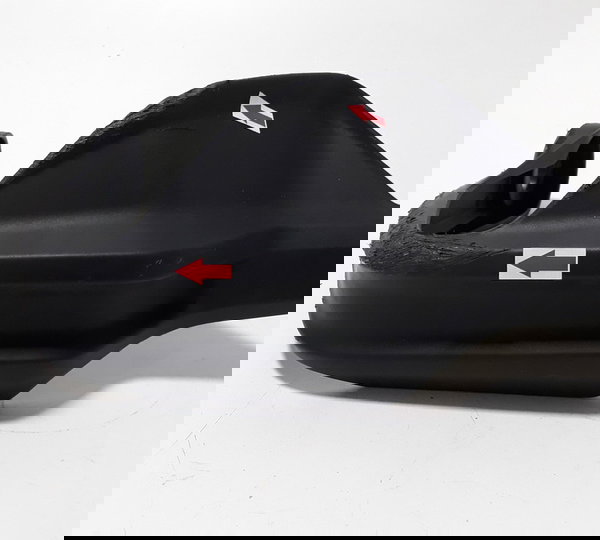 Protetor Mão Dir Bmw F750 Gs F850 Gs Original Ralado 40132 Preto Direito