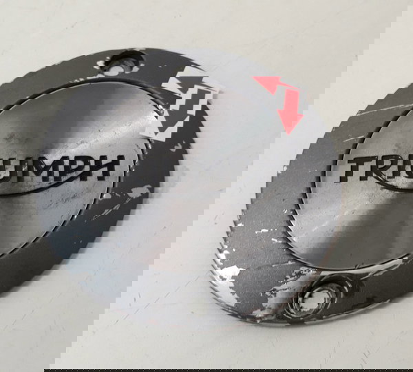 Emblema Tampa Motor Esq Bonneville T100 2020 Avaria 40266