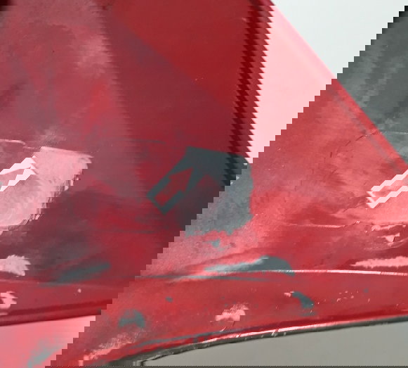 Carenagem Lateral Esq Bmw F 800gs 2015 Ori 35472 Avaria Vermelho