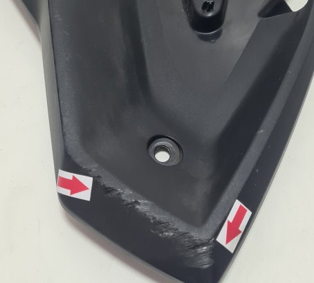 Acabamento Aba Tanque Dir Bmw G310 Gs Original Avaria 36031 Preto