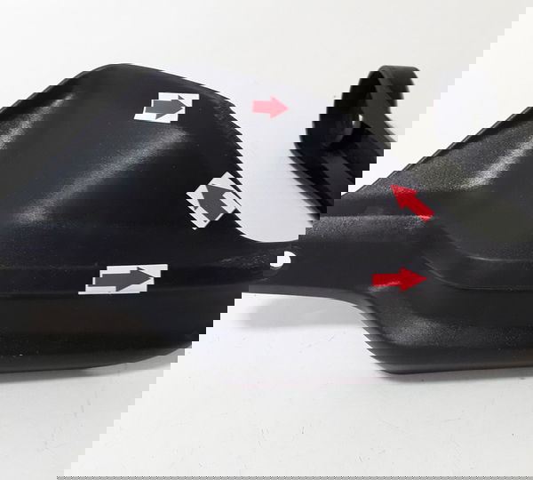 Protetor Mão Esquerdo Bmw R1200 Gs Original Ralado 40182 Preto Esquerdo