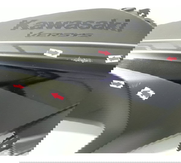 Carenagem Tanque Dir Versys 650 16/22 Orig. Detalhes 40583 Verde-escuro