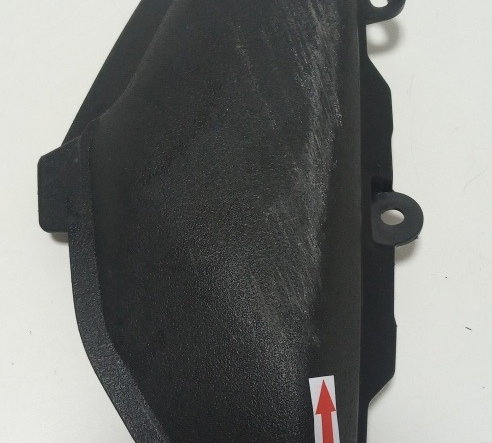 Acabamento Dir Rabeta Yamaha N-max 160 17/20 Avaria 6401 Preto