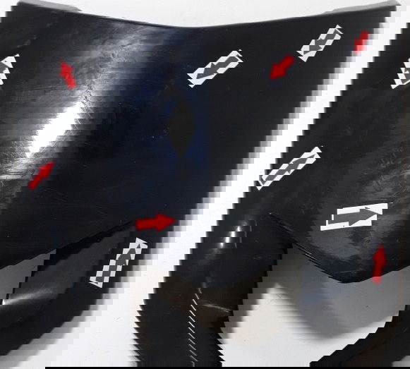 Carenagem Frontal Farol Yamaha Lander 250 19/20 Avaria 18037 Preto