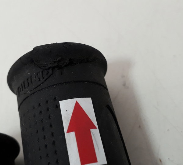 Par Manopla Triumph Tiger 900 Original Avaria 40553 Preto