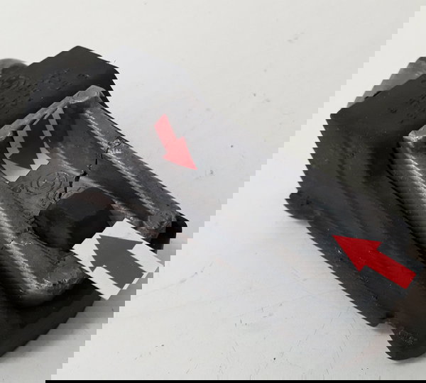 Pedaleira Traseira Esq Bmw R 1200 Gs 13/19 Quebrada 40550