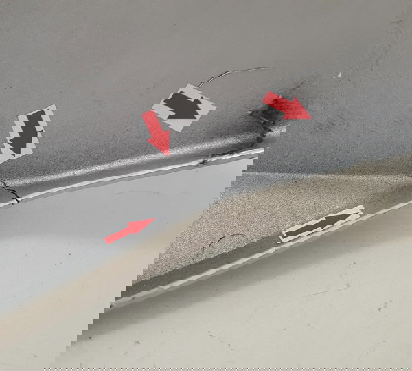 Carenagem Aba Tanque Dir Cg 160 Titan 22/23 Descrição 41370 Prateado