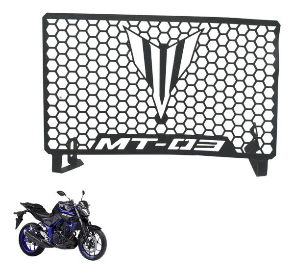 Grade Radiador C/ Detalhes Yamaha Mt 03 Abs 16-19 Original