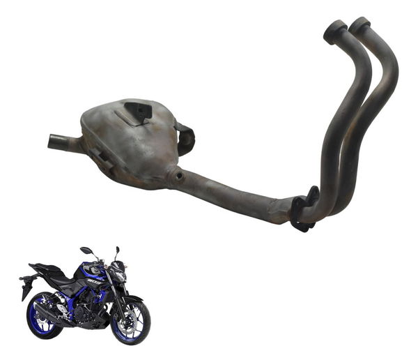 Curva Escapamento Yamaha Mt 03 Abs 16-19 Original