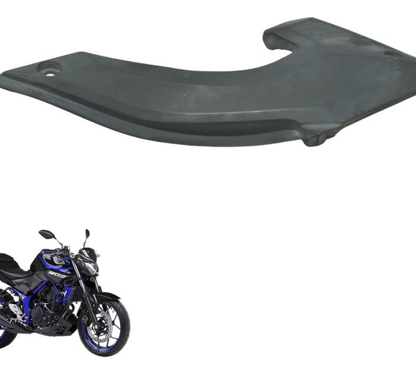 Tampa Lateral Esquerda C/ Avaria Yamaha Mt 03 16-19 Original Preto